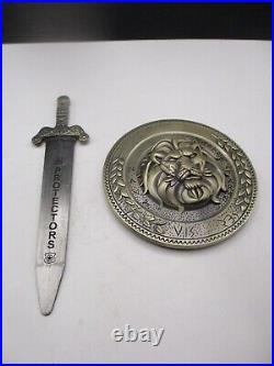 US Navy Master at Arms MA 2 piece Shield and Sword Challenge Coin / Security