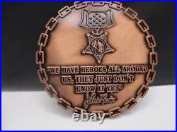 US Navy Medal of Honor CPO John Finn Ordnance IYAOYAS Challenge Coin