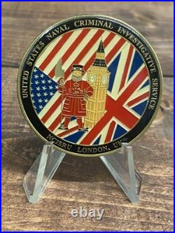 US Navy NCIS London UK Challenge Coin Europe Africa Field Office / Rare Coin