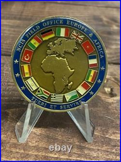 US Navy NCIS London UK Challenge Coin Europe Africa Field Office / Rare Coin