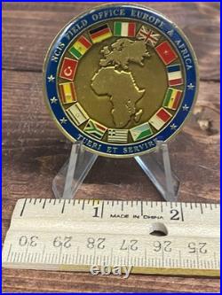 US Navy NCIS London UK Challenge Coin Europe Africa Field Office / Rare Coin