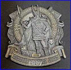 US Navy NON Chief Mess CPO Challenge Coin SEAL Team 8 Odin Viking