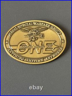 US Navy Naval Special Warfare Group 1 One Oval Challenge Coin NSWG-1