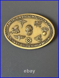 US Navy Naval Special Warfare Group 1 One Oval Challenge Coin NSWG-1