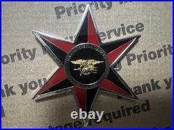 US Navy Naval Special Warfare Mission Support Center Military Challenge Coin