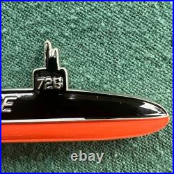 US Navy Nuclear Submarine Shaped CPO Challenge Coin USS OHIO SSBN-726 / SSGN-726