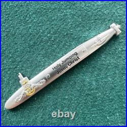 US Navy Nuclear Submarine Shaped CPO Challenge Coin USS OHIO SSBN-726 / SSGN-726