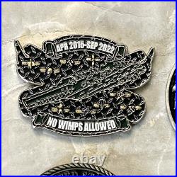 US Navy Original Challenge Coin Collection (4 Coins Total)