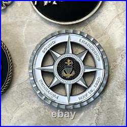 US Navy Original Challenge Coin Collection (4 Coins Total)