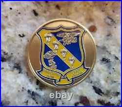 US Navy Parachute Team Leap Frogs Seal Team Navy Seals USN Challenge Coin