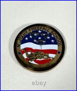 US Navy SEAL Military Freefall School Tactical Air Operations Challenge Coin