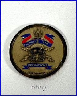 US Navy SEAL Military Freefall School Tactical Air Operations Challenge Coin
