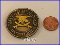 US Navy SEAL Naval Special Warfare Unit 3 Bahrain Challenge Coin