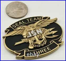 US Navy SEAL Team 3 CPO Chiefs Mess Punisher Bone Frog Challenge Coin