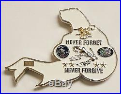 US Navy SEAL Team 4 Four Never Forget Never Forgive Serial # 100