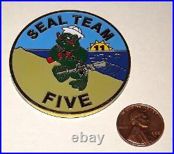 US Navy SEAL Team 5 Military Challenge Coin US Navy SEAL Team 5 Military Challenge Coin