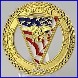 US Navy SEAL Team 7 Challenge Coin ST7 NSW Trident Coronado Cut Out 2.01 Inch
