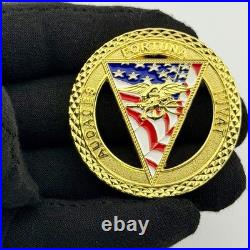 US Navy SEAL Team 7 Challenge Coin ST7 NSW Trident Coronado Cut Out 2.01 Inch