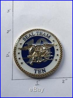 US Navy SEAL Team Ten ST10 NSW Troop Insignia SOF Command Unit Challenge Coin