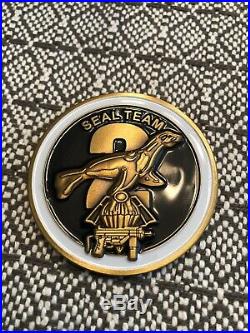 US Navy SEAL Team Two ST2 NSW Troop Insignia SOF Command Unit Challenge Coin HTF