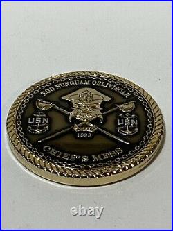 US Navy SEAL Team Two Special Reconnaissance Challenge Coin Team 2 Chiefs Mess