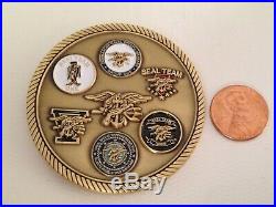 US Navy SEAL Team XVII Seventeen Semper Paratus Challenge Coin