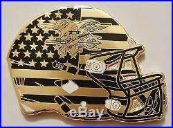 US Navy SEALs UCLA Football 2015 Bone Frog Helmet Coin