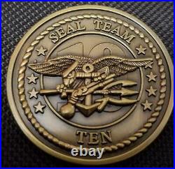 US Navy Seal Team 10 Challenge Coin