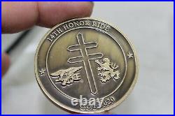 US Navy Seal Team One Voice Operation 14th Honor Ride Gut 2020 Challenge Coin