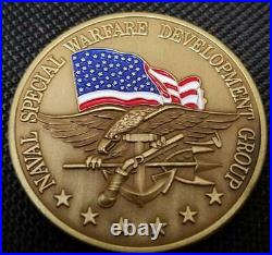 US Navy Seal Team Six DEVGRU Challenge Coin v3 Color in Flag Version