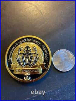 US Navy Seals I WILL NOT FAIL Frogman 2 Challenge Coin