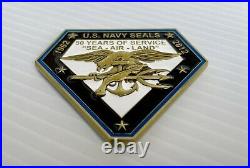 US Navy Seals Seal Team 6 VI Trident NSW 50 Years Challenge Coin CPO special Ops