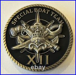 US Navy Special Boat Team 12 Challenge Coin SBT 12