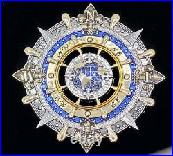 US Navy Submarine Assistant Navigator Challenge Coin