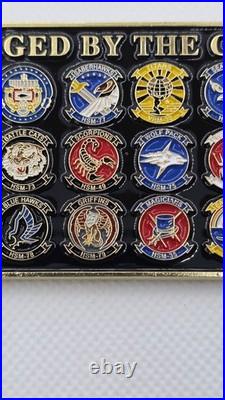 US Navy USN 2019 KHAKI BALL Ticket Challenge Coin FORGED BY THE CREED