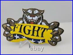 US Navy USN FIGHT DDG 105 Dewey Chiefs Mess CPO Challenge Coin 5.25 Width