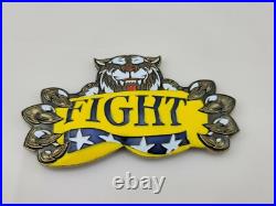 US Navy USN FIGHT DDG 105 Dewey Chiefs Mess CPO Challenge Coin 5.25 Width