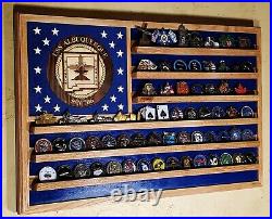 US Navy USS Albuquerque SSN-706 Challenge Coin Display Flag