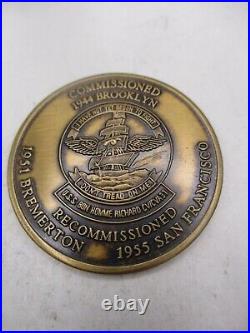 US Navy USS Bonhomme Richard LHD-6 Commissioning Challenge Coin