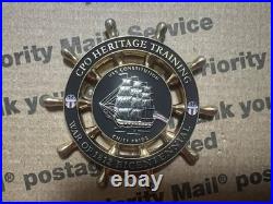 US Navy USS Constitution CPO Heritage Training Military Challenge Coin