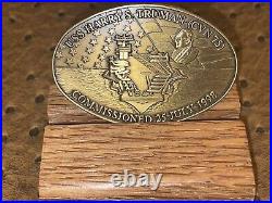 US Navy USS Harry S. Truman CVN-75 July 25, 1998 Commissioning Challenge Coin