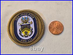 US Navy USS John Finn DDG-113 Commanding Officer CO Challenge Coin