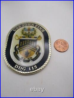 US Navy USS John Finn DDG-113 Medal of Honor CPO Challenge Coin
