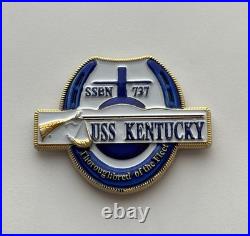 US Navy USS Kentucky SSBN 737 25th Anniversary Challenge Coin