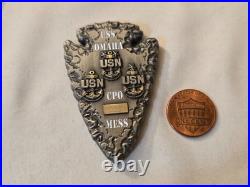 US Navy USS Omaha LCS-12 PLANKOWNER Chief Petty Officer CPO Mess Challenge Coin