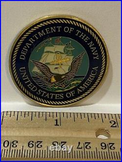 US Navy Undersea Warfare Division Challenge Coin Department Of The Navy