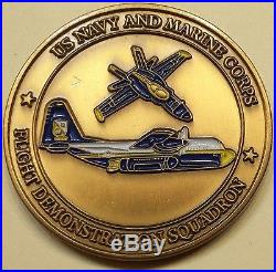 US Navy and Marine Corps Blue Angels Navy Challenge Coin