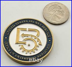 US Secret Service USSS Office of Enterprise Readiness ERO Challenge Coin