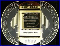 US Special Operations Command SOCOM Navy Chiefs Challenge Coin