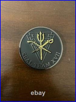 U. S Naval Seal Team seventeen challenge coin